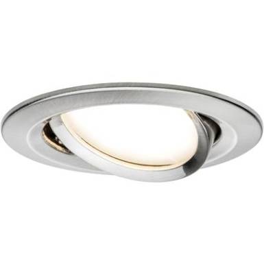 Paulmann Coin Slim 93878 LED-es be&eacute;p&iacute;thető l&aacute;mpa 3 r&eacute;szes k&eacute;szlet 20.4 W Melegfeh&eacute;r Vas (matt)