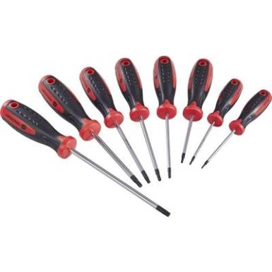 Torx csavarh&uacute;z&oacute;k&eacute;szlet, 8 r&eacute;szes k&eacute;szlet T6 - T30-ig Toolcraft 1534173
