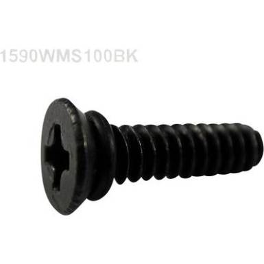 Tartal&eacute;k csavar Nemesac&eacute;l Fekete Hammond Electronics 1590WMS100BK 100 db