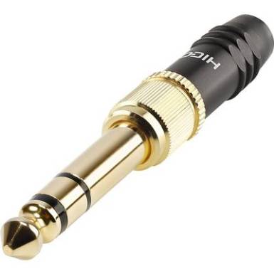 Hicon Jack csatlakozó, 3,5 mm Dugó, egyenes Pólusszám: 3 Fekete 1 db Hicon Jack csatlakozó, 3,5 mm Dugó, egyenes Pólusszám: 3 Fekete 1 db