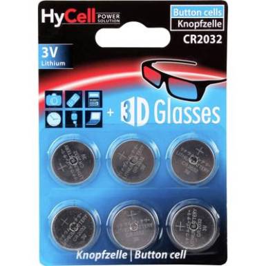 Gombelem CR 2032 Lítium HyCell CR2032 200 mAh 3 V 6 db Gombelem CR 2032 Lítium HyCell CR2032 200 mAh 3 V 6 db