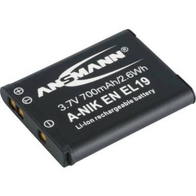 EN-EL19 Nikon kamera akku 3,7V 700 mAh, Ansmann EN-EL19 Nikon kamera akku 3,7V 700 mAh, Ansmann