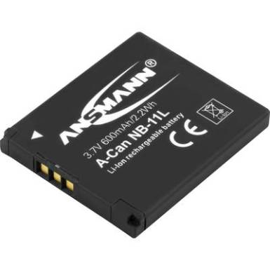 NB-11L, NB-11LH Canon kamera akku 3,7V 600 mAh, Ansmann NB-11L, NB-11LH Canon kamera akku 3,7V 600 mAh, Ansmann