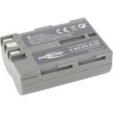 EN-EL3E Nikon kamera akku 7,4V 1400 mAh, Ansmann EN-EL3E Nikon kamera akku 7,4V 1400 mAh, Ansmann