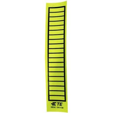 Kábel címke EK 38 x 11 mm Feliratozó mező színe: Sárga TE Connectivity 6-1768019-9 EK1138 Etikettek száma: 20 Kábel címke EK 38 x 11 mm Feliratozó mező színe: Sárga TE Connectivity 6-1768019-9 EK1138 Etikettek száma: 20