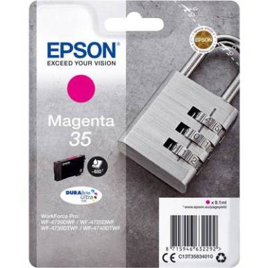 Epson Tinta T3583, 35 Eredeti Bíbor C13T35834010 Epson Tinta T3583, 35 Eredeti Bíbor C13T35834010
