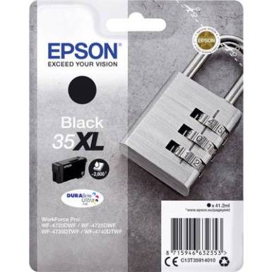 Epson Tinta T3591, 35XL Eredeti Fekete C13T35914010 Epson Tinta T3591, 35XL Eredeti Fekete C13T35914010
