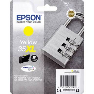 Epson Tinta T3594, 35XL Eredeti Sárga C13T35944010 Epson Tinta T3594, 35XL Eredeti Sárga C13T35944010