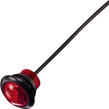 LED-es jelzől&aacute;mpa, piros, 12 V/DC, TRU COMPONENTS 1543625
