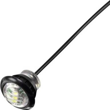 LED-es jelzőlámpa, fehér, 12 V/DC, TRU COMPONENTS 1543626 LED-es jelzőlámpa, fehér, 12 V/DC, TRU COMPONENTS 1543626