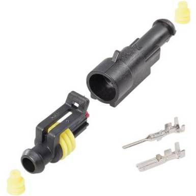 TE Connectivity Superseal készlet AMP-Superseal 1.5mm Series Pólusok száma 1 Raszterméret: 6 mm 1 csomag TE Connectivity Superseal készlet AMP-Superseal 1.5mm Series Pólusok száma 1 Raszterméret: 6 mm 1 csomag