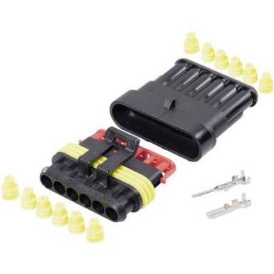TE Connectivity Superseal készlet AMP-Superseal 1.5mm Series Pólusok száma 6 Raszterméret: 6 mm 1 csomag TE Connectivity Superseal készlet AMP-Superseal 1.5mm Series Pólusok száma 6 Raszterméret: 6 mm 1 csomag