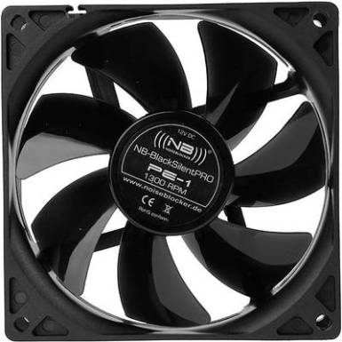 Számítógépház ventilátor 92 x 92 x 25 mm, NoiseBlocker Számítógépház ventilátor 92 x 92 x 25 mm, NoiseBlocker