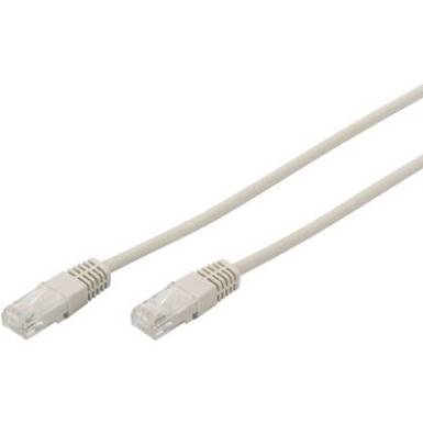 RJ45 Hálózat Csatlakozókábel CAT 5e U/UTP 1.5 m Szürke sodort érpár Digitus RJ45 Hálózat Csatlakozókábel CAT 5e U/UTP 1.5 m Szürke sodort érpár Digitus