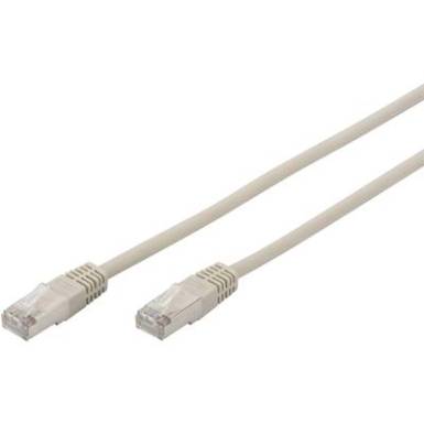 RJ45 Hálózat Csatlakozókábel CAT 5e SF/UTP 2 m Szürke sodort érpár Digitus RJ45 Hálózat Csatlakozókábel CAT 5e SF/UTP 2 m Szürke sodort érpár Digitus
