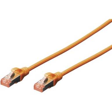 RJ45 Hálózat Csatlakozókábel CAT 6 S/FTP 1 m Narancs Halogénmentes, sodort érpár Digitus RJ45 Hálózat Csatlakozókábel CAT 6 S/FTP 1 m Narancs Halogénmentes, sodort érpár Digitus