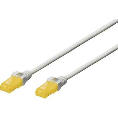 RJ45 Hálózat Csatlakozókábel CAT 6A U/UTP 3 m Szürke Halogénmentes, sodort érpár Digitus RJ45 Hálózat Csatlakozókábel CAT 6A U/UTP 3 m Szürke Halogénmentes, sodort érpár Digitus