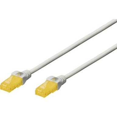 RJ45 Hálózat Csatlakozókábel CAT 6A U/UTP 0.5 m Szürke Halogénmentes, sodort érpár Digitus RJ45 Hálózat Csatlakozókábel CAT 6A U/UTP 0.5 m Szürke Halogénmentes, sodort érpár Digitus
