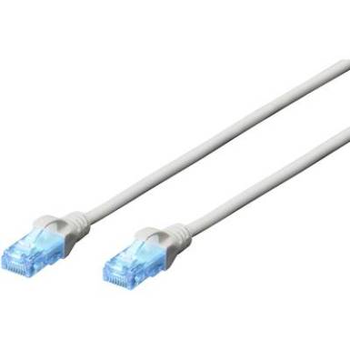 RJ45 Hálózat Csatlakozókábel CAT 5e U/UTP 0.25 m Szürke sodort érpár Digitus RJ45 Hálózat Csatlakozókábel CAT 5e U/UTP 0.25 m Szürke sodort érpár Digitus