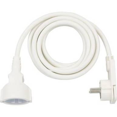 Lapos dugós hálózati hosszabbítókábel, 3 m, fehér, H05VV-F 3G 1,5 mm?, Brennenstuhl 1168980230 Lapos dugós hálózati hosszabbítókábel, 3 m, fehér, H05VV-F 3G 1,5 mm?, Brennenstuhl 1168980230