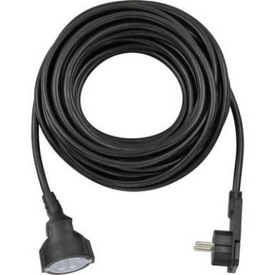 Lapos dugós hálózati hosszabbítókábel, 10 m, fekete, H05VV-F 3G 1,5 mm?, Brennenstuhl 1168980010 Lapos dugós hálózati hosszabbítókábel, 10 m, fekete, H05VV-F 3G 1,5 mm?, Brennenstuhl 1168980010