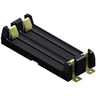 Elemtartó mikroelemhez 2 x AAA, forrasztható, SMD, 46 x 22 x 11 mm, Keystone 1022 Elemtartó mikroelemhez 2 x AAA, forrasztható, SMD, 46 x 22 x 11 mm, Keystone 1022