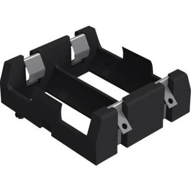 Elemtartó 18350-es elemhez 2 x 18350, 49 x 40 x 15 mm, Keystone 1102 Elemtartó 18350-es elemhez 2 x 18350, 49 x 40 x 15 mm, Keystone 1102