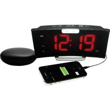 Kvarc digitális ébresztőóra USB töltő funkcióval, fekete, 1558317 Kvarc digitális ébresztőóra USB töltő funkcióval, fekete, 1558317