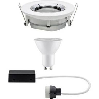 Fürdőszobai beépíthető lámpa LED GU10 7 W IP65 Paulmann Nova Fehér (matt), Króm Fürdőszobai beépíthető lámpa LED GU10 7 W IP65 Paulmann Nova Fehér (matt), Króm