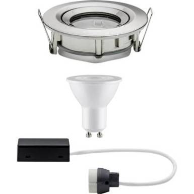 Fürdőszobai beépíthető lámpa LED GU10 7 W IP65 Paulmann Nova Vas (matt) Fürdőszobai beépíthető lámpa LED GU10 7 W IP65 Paulmann Nova Vas (matt)
