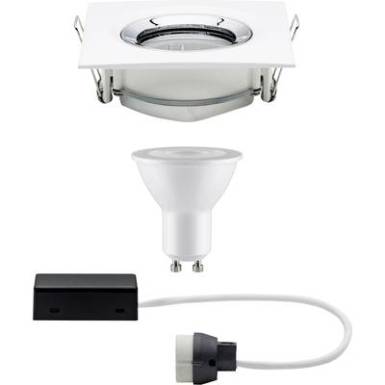 Fürdőszobai beépíthető lámpa LED GU10 7 W IP65 Paulmann Nova Fehér (matt), Króm Fürdőszobai beépíthető lámpa LED GU10 7 W IP65 Paulmann Nova Fehér (matt), Króm