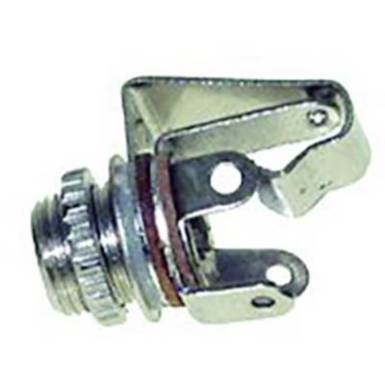 Jack 6.3 mm csatlakozó aljzat, beépíthető, sztereo, ezüst Tru Components 1559776 Jack 6.3 mm csatlakozó aljzat, beépíthető, sztereo, ezüst Tru Components 1559776