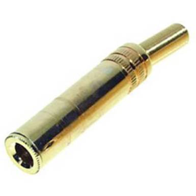 Jack 6.3 mm lengő csatlakoz&oacute; aljzat, sztereo, arany sz&iacute;nű TRU COmPONENTS 1559777