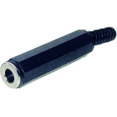 Jack 6.3 mm lengő csatlakozó aljzat, sztereo, fekete színű TRU COmPONENTS 1559783 Jack 6.3 mm lengő csatlakozó aljzat, sztereo, fekete színű TRU COmPONENTS 1559783