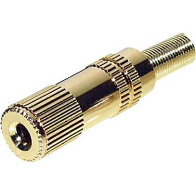 Jack 3.5 mm lengő csatlakozó aljzat, fém, sztereo, arany színű TRU COmPONENTS 1559798 Jack 3.5 mm lengő csatlakozó aljzat, fém, sztereo, arany színű TRU COmPONENTS 1559798