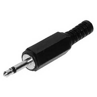 Jack dug&oacute; 2.5 mm, mono, fekete sz&iacute;nű TRU COmPONENTS 1559799
