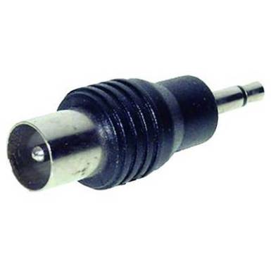 Jack - RCA átalakító adapter (3.5 mm mono Jack dugó - Koax dugó) fekete színű Tru Components 1559817 Jack - RCA átalakító adapter (3.5 mm mono Jack dugó - Koax dugó) fekete színű Tru Components 1559817