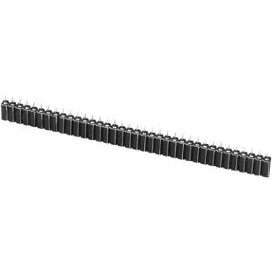 Csatlakozó sor, Tru Components, egyenes RM 2,54 mm, 1 x 34 pól., Csatlakozó sor, Tru Components, egyenes RM 2,54 mm, 1 x 34 pól.,