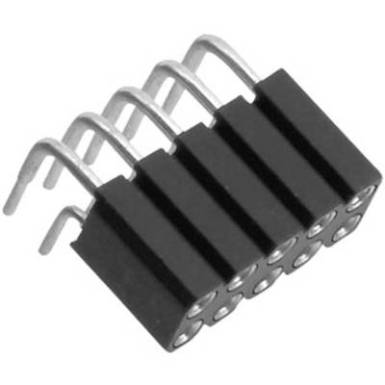 Csatlakoz&oacute; sor, Tru Components, hajl&iacute;tott RM 2,54 mm, 2 x 3 p&oacute;l.,