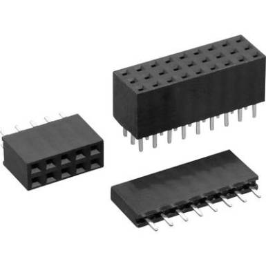 Csatlakozó sor, Tru Components, RM 2,54, 4 pól., 1560820 Csatlakozó sor, Tru Components, RM 2,54, 4 pól., 1560820