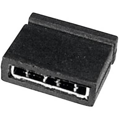 Jumper, áthidaló, Tru Components, fekete, RM 5,08 Jumper, áthidaló, Tru Components, fekete, RM 5,08