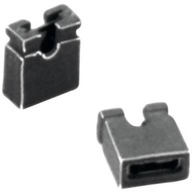 Jumper, áthidaló, Tru Components, fekete, RM 2 mm, 1560909 Jumper, áthidaló, Tru Components, fekete, RM 2 mm, 1560909