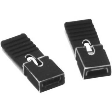 Jumper, &aacute;thidal&oacute;, Tru Components, fekete, RM 2 mm,