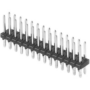 Csatlakozó sor, Tru Components egyenes RM 2,54 mm, 2 x 3 pól., Csatlakozó sor, Tru Components egyenes RM 2,54 mm, 2 x 3 pól.,