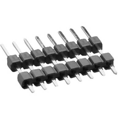 Tűsor, Tru Components RM 2,54 mm, 1 x 20 pól., Tűsor, Tru Components RM 2,54 mm, 1 x 20 pól.,