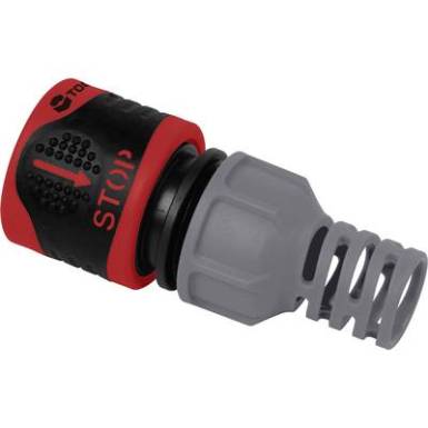 Tömlőcsatlakozó, műanyag, ?13 mm (1/2), vízstopos, TOOLCRAFT 1561118 Tömlőcsatlakozó, műanyag, ?13 mm (1/2), vízstopos, TOOLCRAFT 1561118