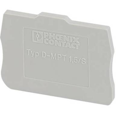 D-MPT 1,5 / S fedél D-MPT 1,5/S Phoenix Contact Tartalom: 50 db D-MPT 1,5 / S fedél D-MPT 1,5/S Phoenix Contact Tartalom: 50 db