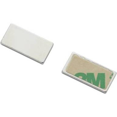Mágneslap Ezüst (H x Sz) 20 mm x 10 mm Tartalom: 1 db TRU COMPONENTS N35-451502 Mágneslap Ezüst (H x Sz) 20 mm x 10 mm Tartalom: 1 db TRU COMPONENTS N35-451502