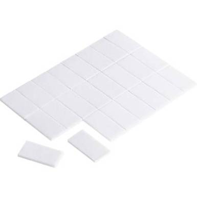Kétoldalas ragasztólap TRU COMPONENTS Fehér (H x Sz) 25 mm x 13 mm Tartalom: 24 db Kétoldalas ragasztólap TRU COMPONENTS Fehér (H x Sz) 25 mm x 13 mm Tartalom: 24 db
