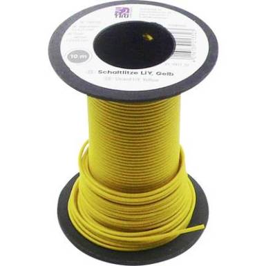 Litze huzal 0,22 Qmm 10 m s&aacute;rga